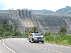 The dam is also known by its new name, Khun Dan Pra Kan Chon Dam